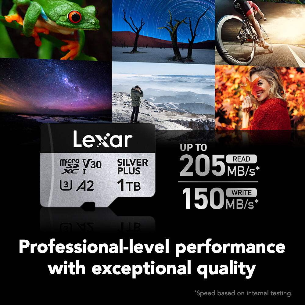 LEXAR, PROFESSIONAL, SILVER PLUS, MICROSDXC, 512GB WITH ADAPTER — view 2