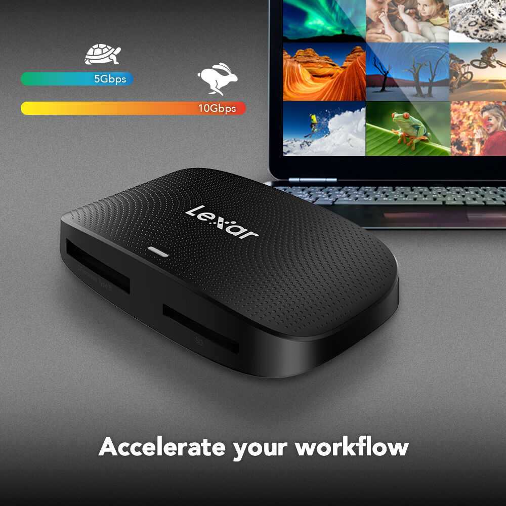 LEXAR PROFESSIONAL CFEXPRESS TYPE B & SD USB 3.2 GEN2 READER — view 5