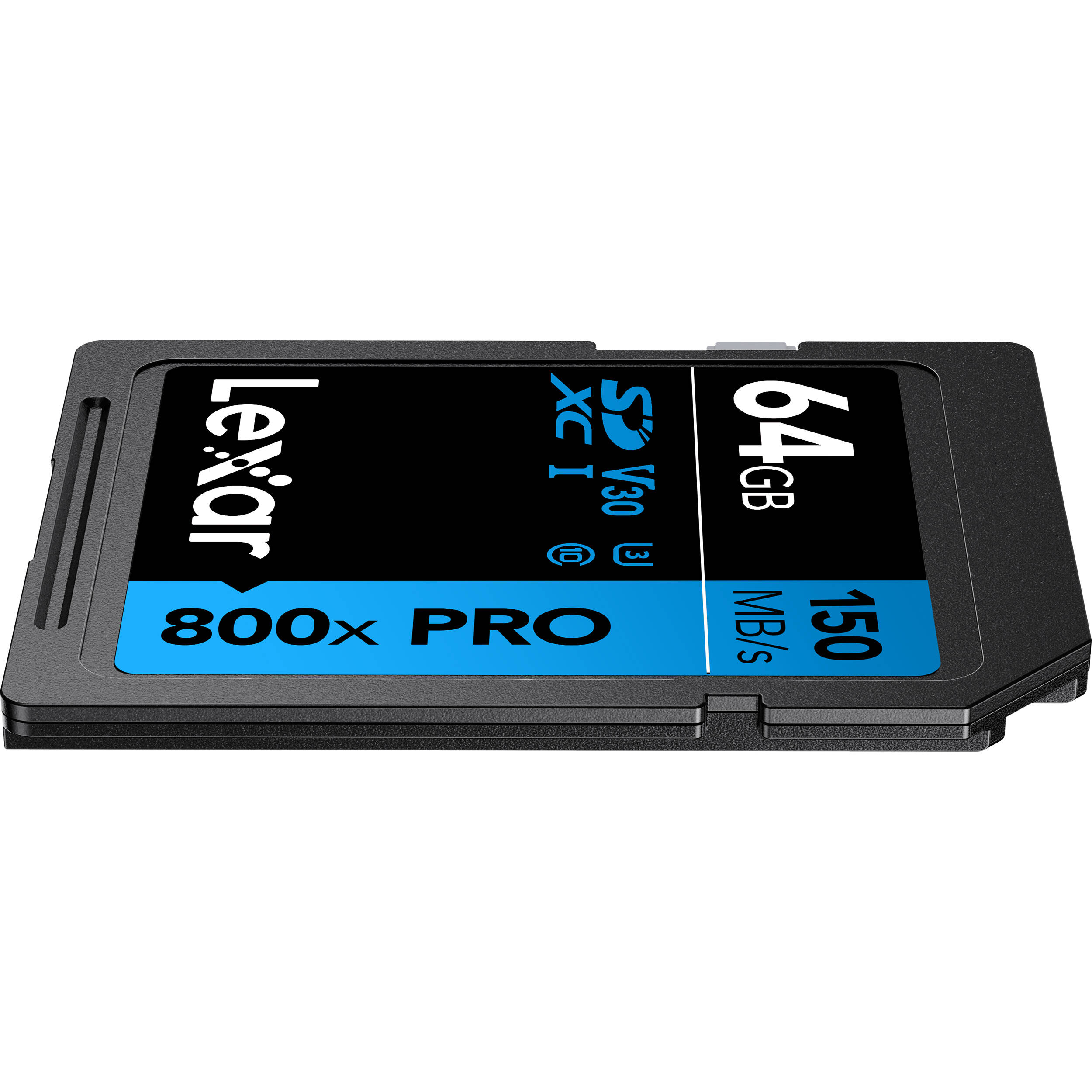 LEXAR HIGH-PERFORMANCE SDXC MEMORY CARD, 800X PRO, 64GB, CLASS 10, UHS-I, U3 BLU — view 9