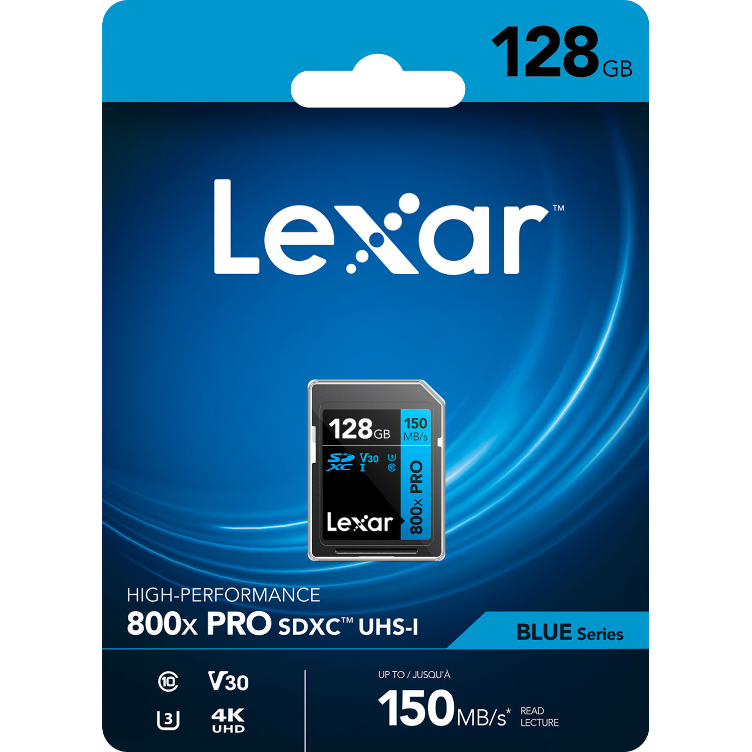 LEXAR HIGH-PERFORMANCE SDXC MEMORY CARD, 800X PRO, 128GB, CLASS 10, UHS-I, U3 BL — view 11