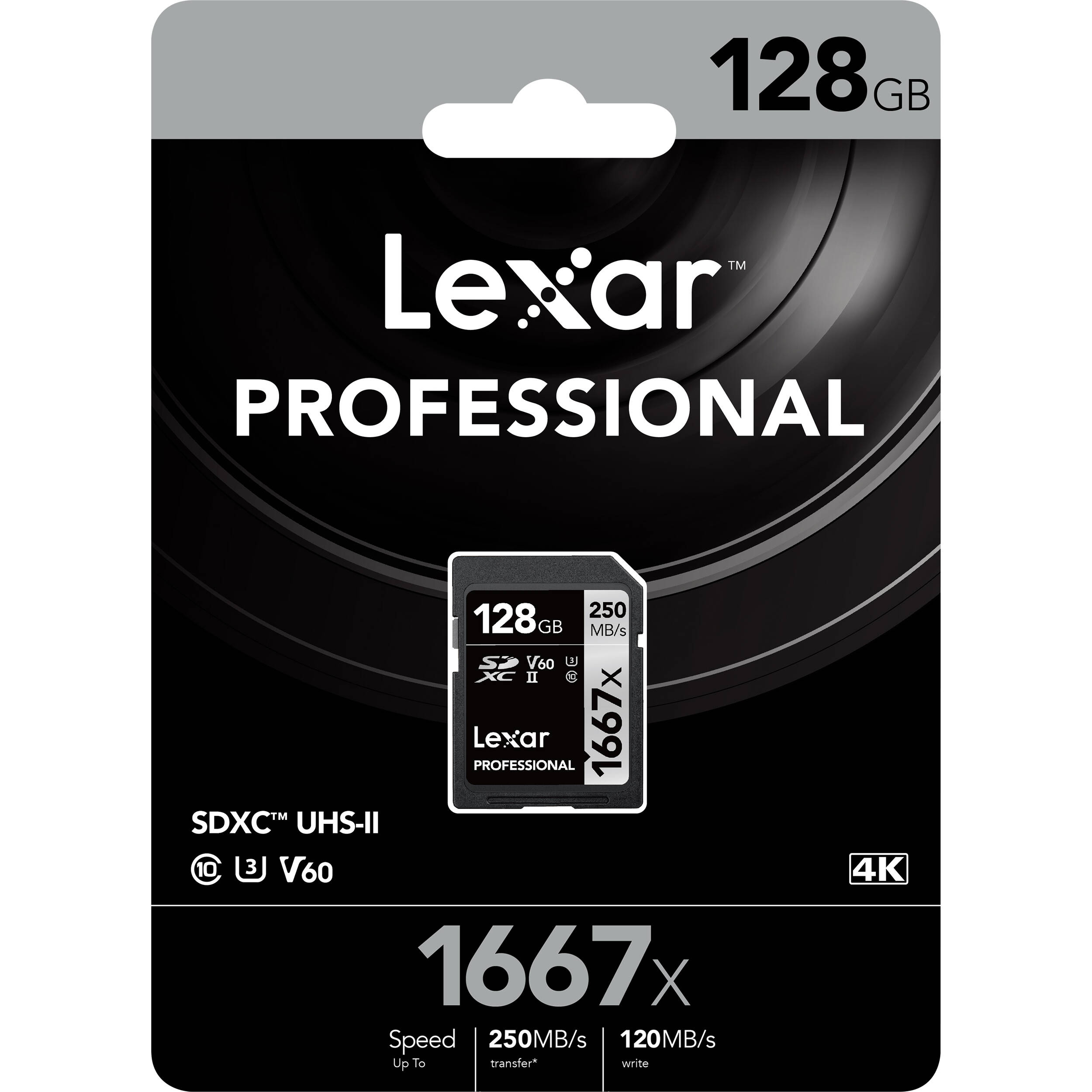 LEXAR PRO SDXC,1667X 128GB,C10,UHS-II,U3 — view 10
