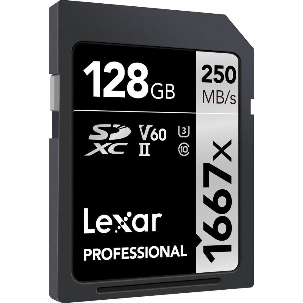 LEXAR PRO SDXC,1667X 128GB,C10,UHS-II,U3 — view 2