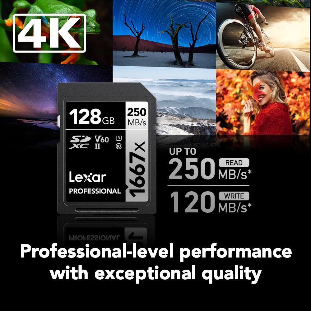LEXAR PRO SDXC,1667X 128GB,C10,UHS-II,U3 — view 4