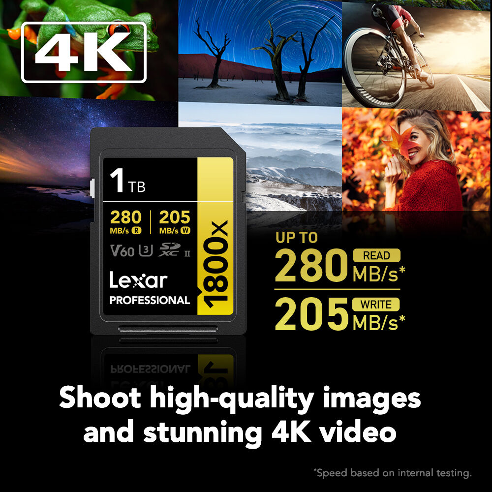 LEXAR PROFESSIONAL SDXC MEMORY CARD, 1800X 1TB — view 3