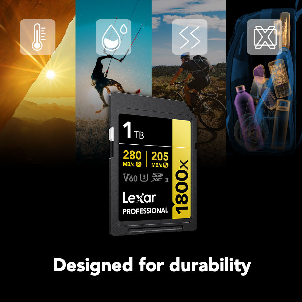 LEXAR PROFESSIONAL SDXC MEMORY CARD, 1800X 1TB — view 4