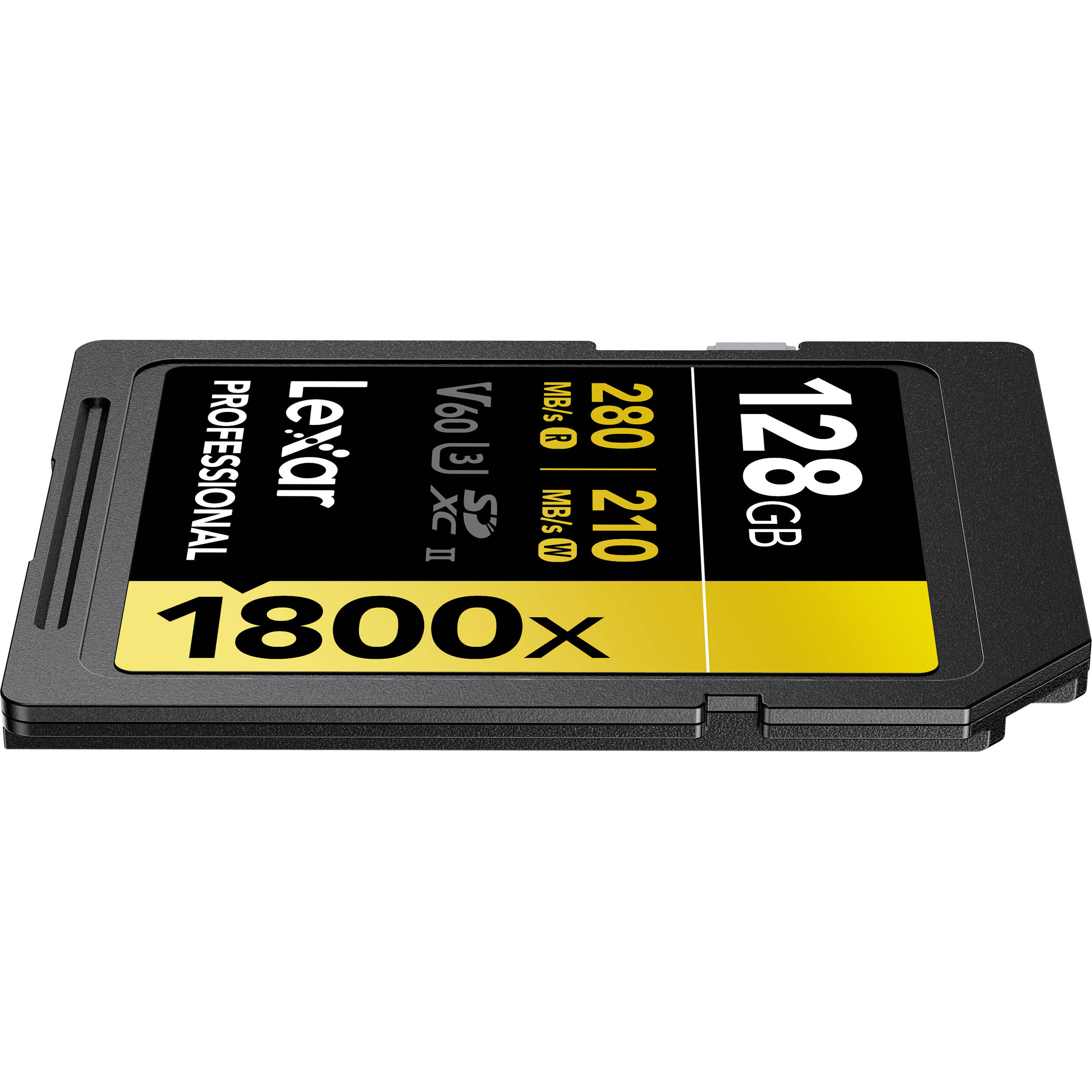 LEXAR PROFESSIONAL SDXC MEMORY CARD, 1800X 128GB, CLASS 10, UHS-II, U3, GOLD SER — view 5