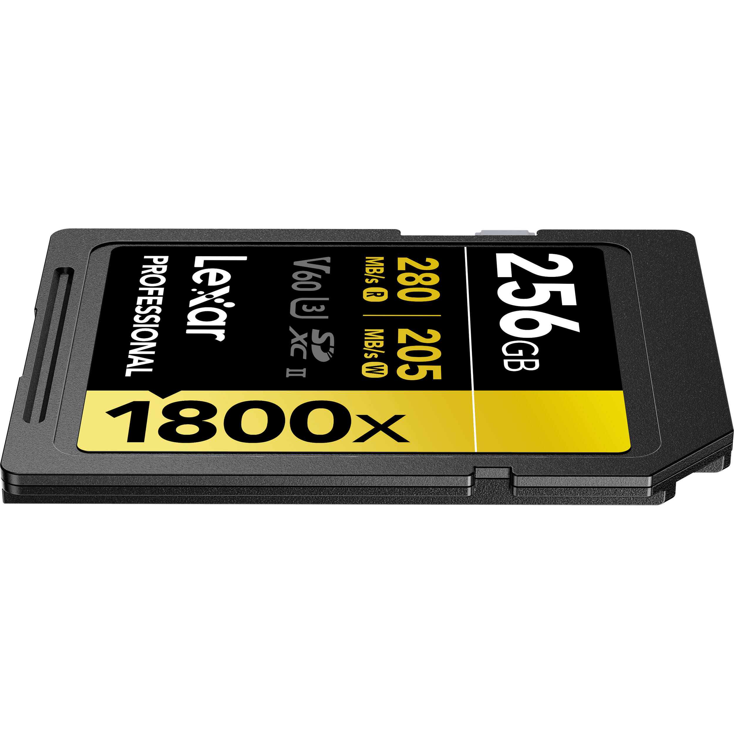 LEXAR PROFESSIONAL SDXC MEMORY CARD, 1800X 256GB, CLASS 10, UHS-II, U3, GOLD SER — view 9