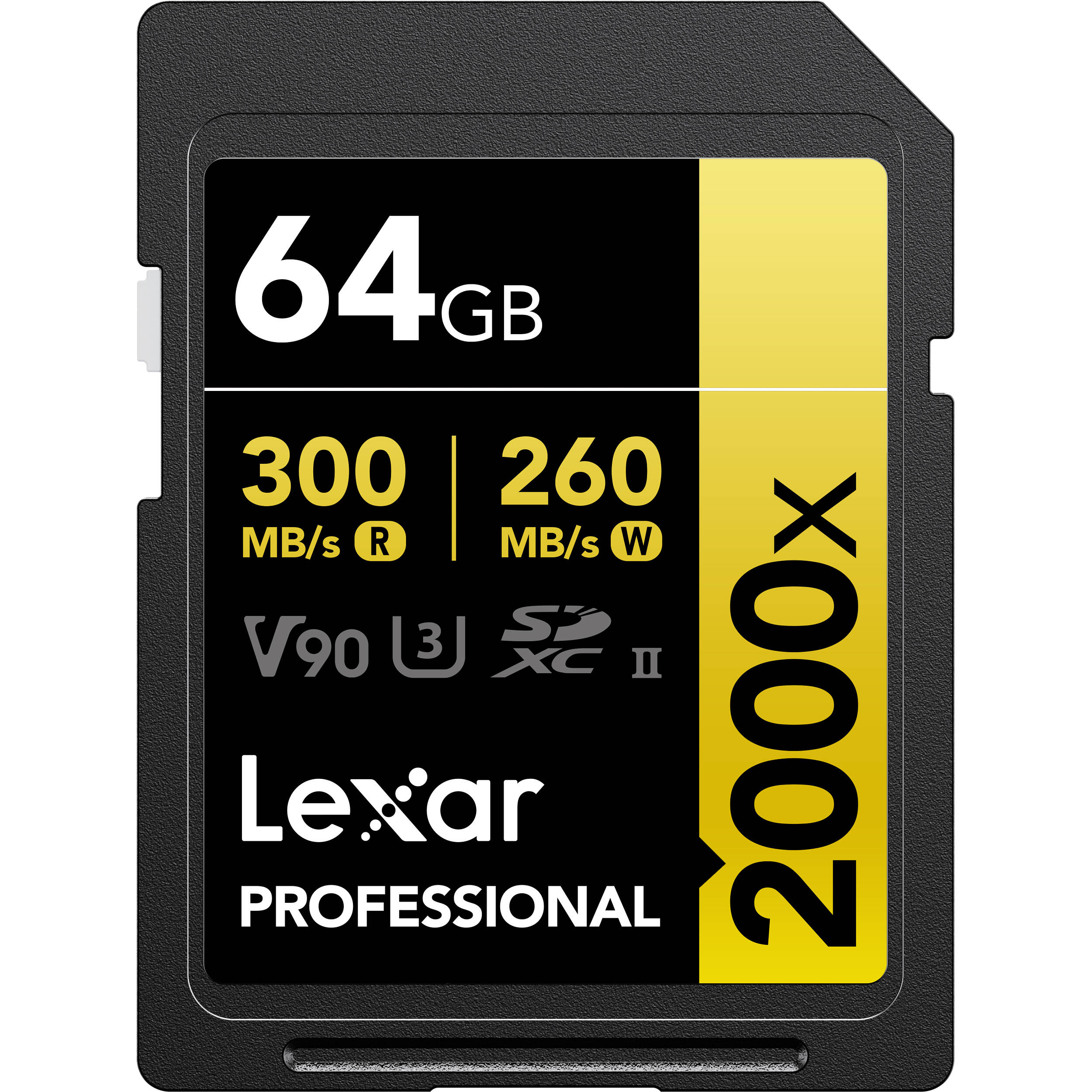 Lexar Pro Sdxc,2000x 64gb,c10,u-Ii,u3