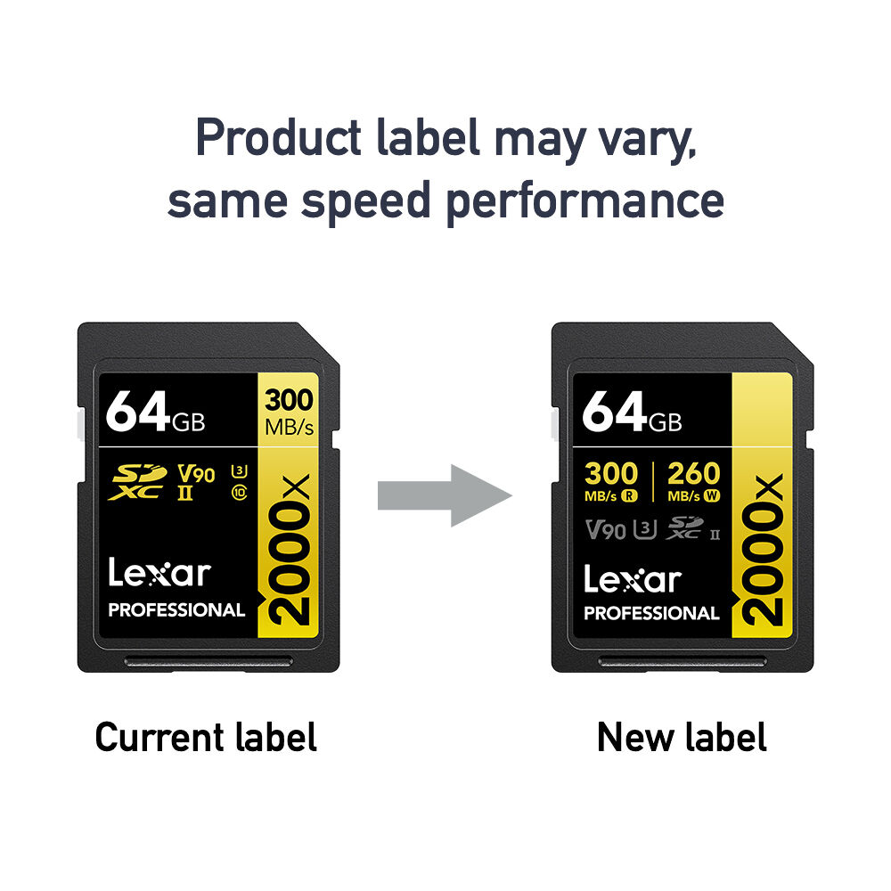 LEXAR PRO SDXC,2000X 64GB,C10,U-II,U3 — view 6