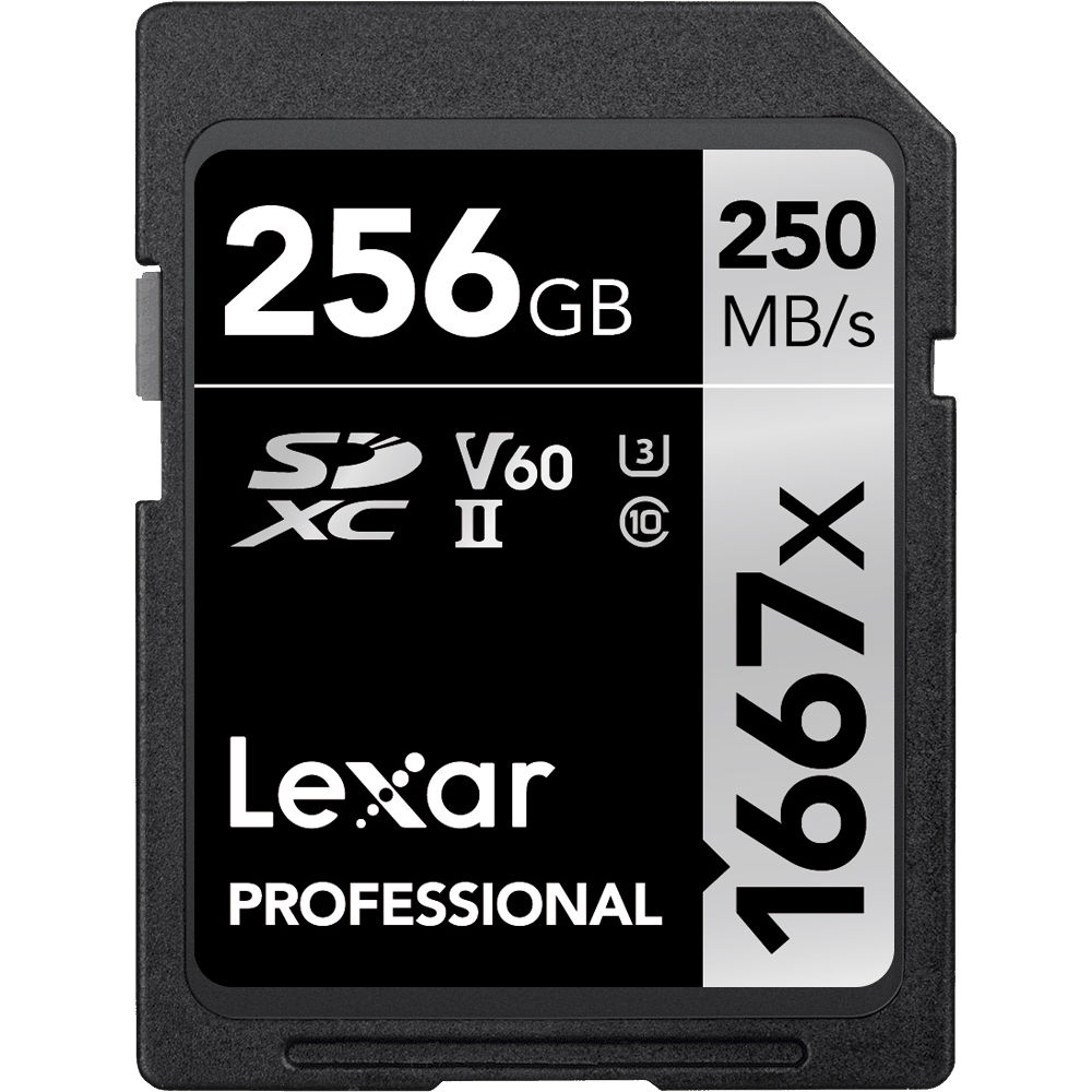 Lexar Pro Sdxc,1667x 256gb,c10,u-Ii,u3