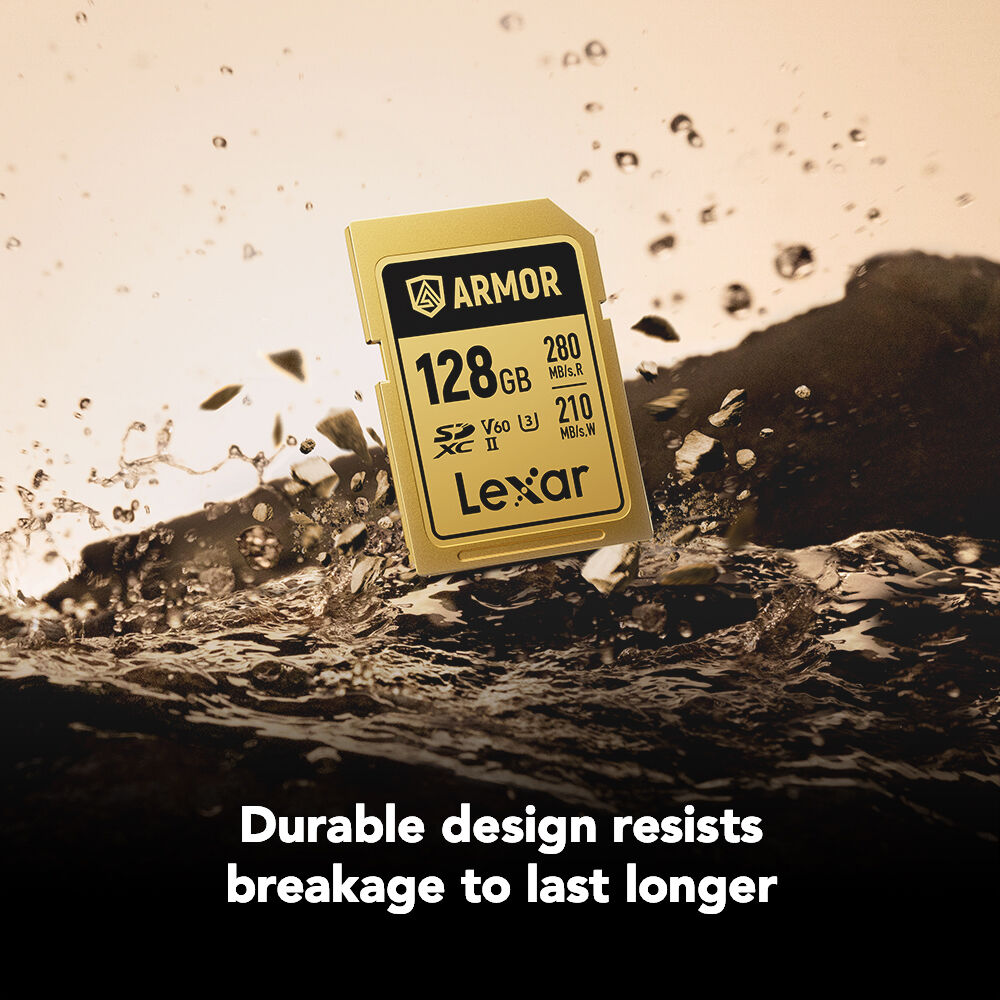 LEXAR, PROFESSIONAL, ARMOR GOLD, 128GB, SDXC, UHS-II — view 4