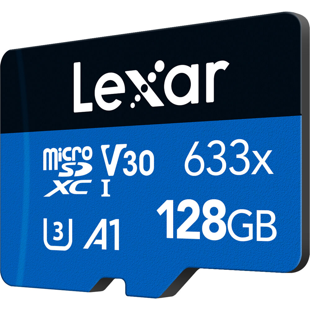LEXAR HIGH PERF MICROSDXC,128GB 633X — view 3