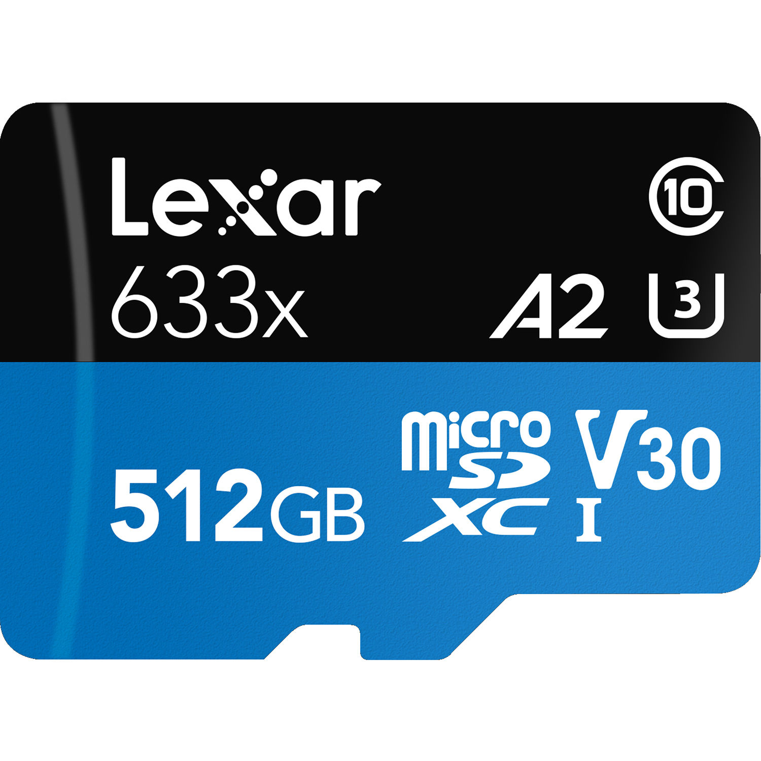 LEXAR HIGH PERF MICROSDXC,512GB,633X,U-I — view 2
