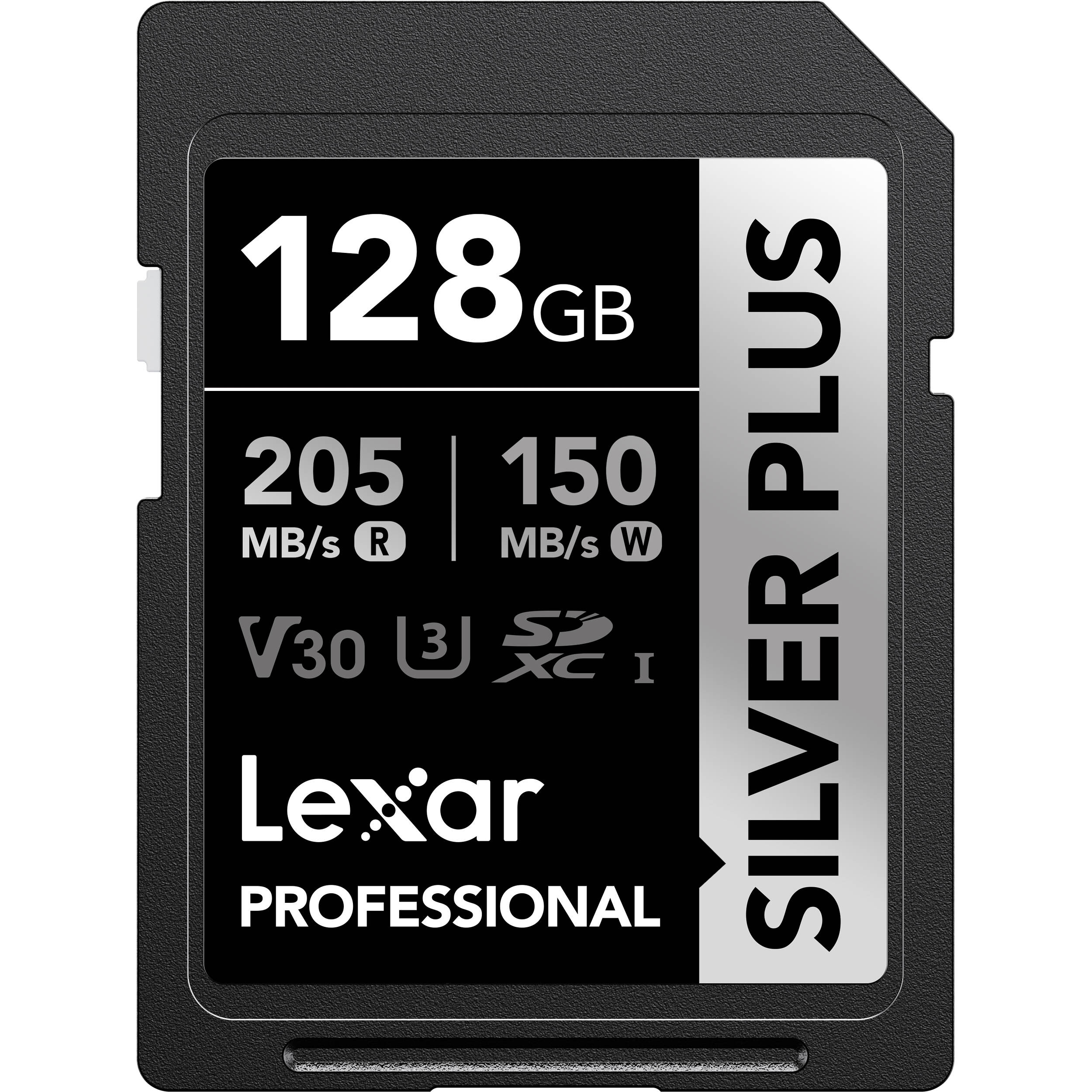 Lexar, Professional, Silver Plus, Sdxc, 128gb
