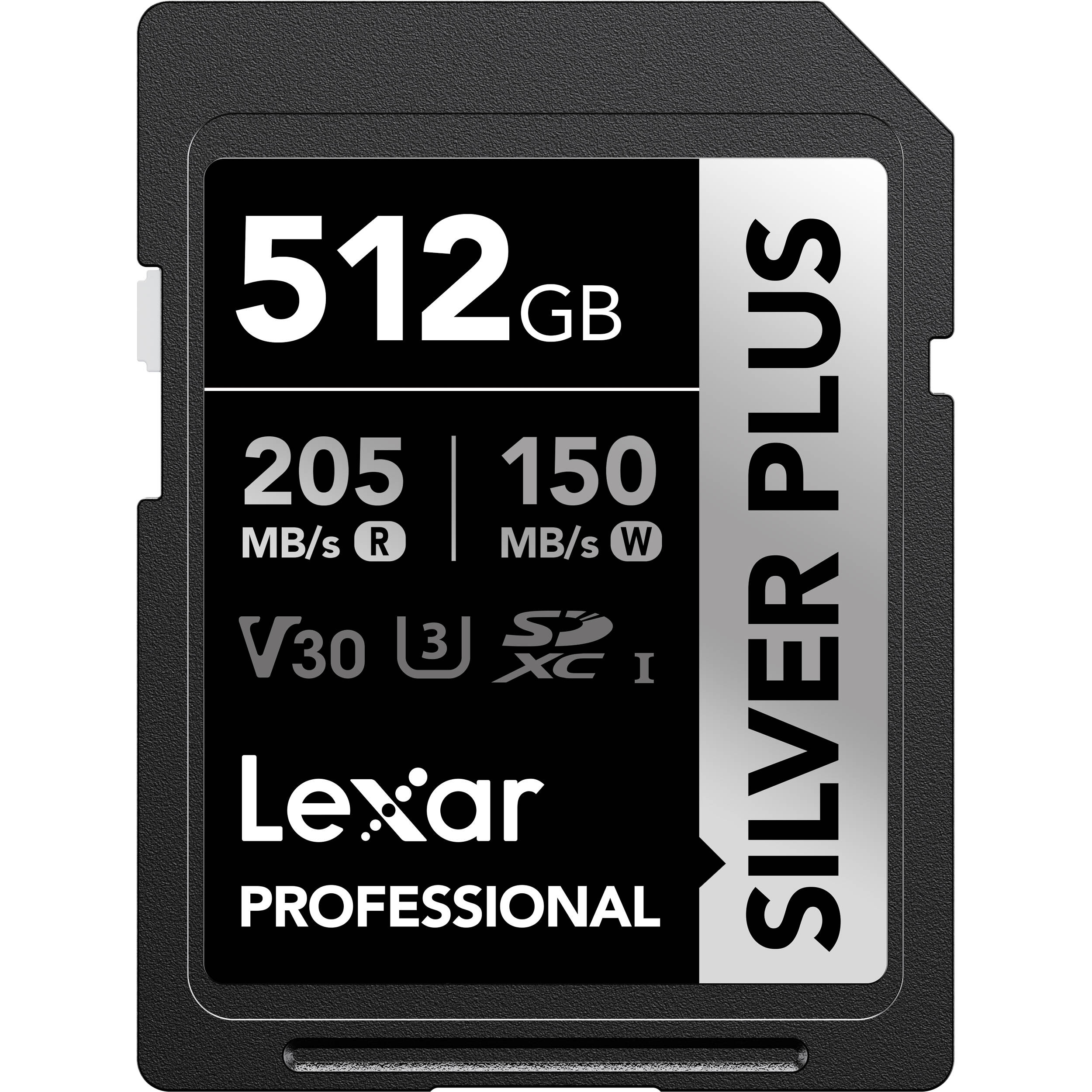 Lexar, Professional, Silver Plus, Sdxc, 512gb