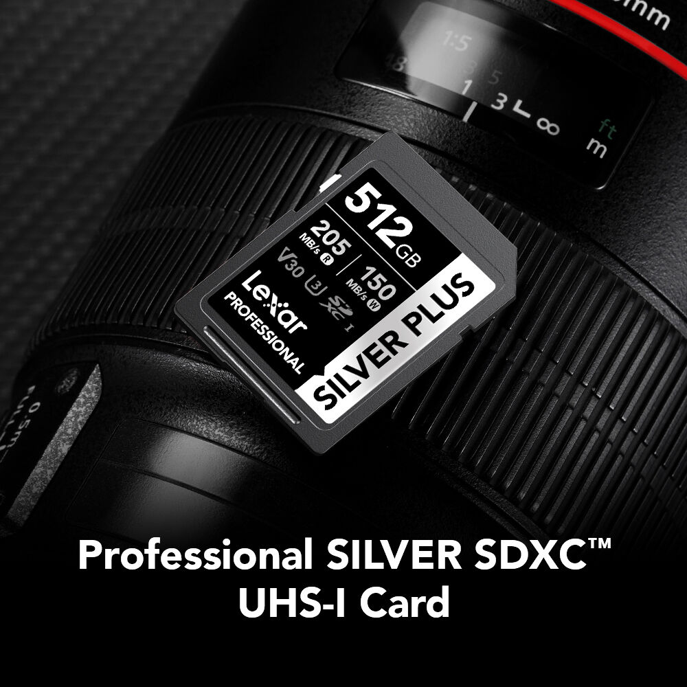 LEXAR, PROFESSIONAL, SILVER PLUS, SDXC, 512GB — view 2