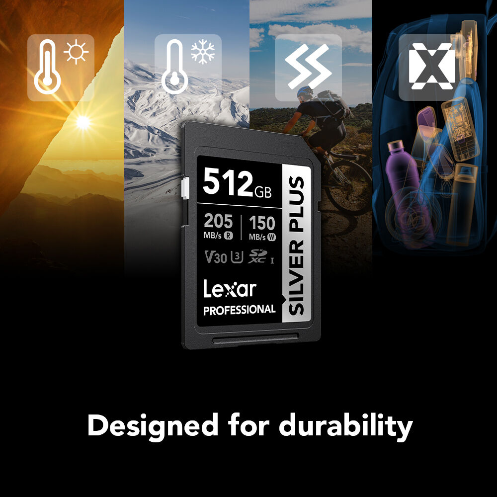 LEXAR, PROFESSIONAL, SILVER PLUS, SDXC, 512GB — view 6