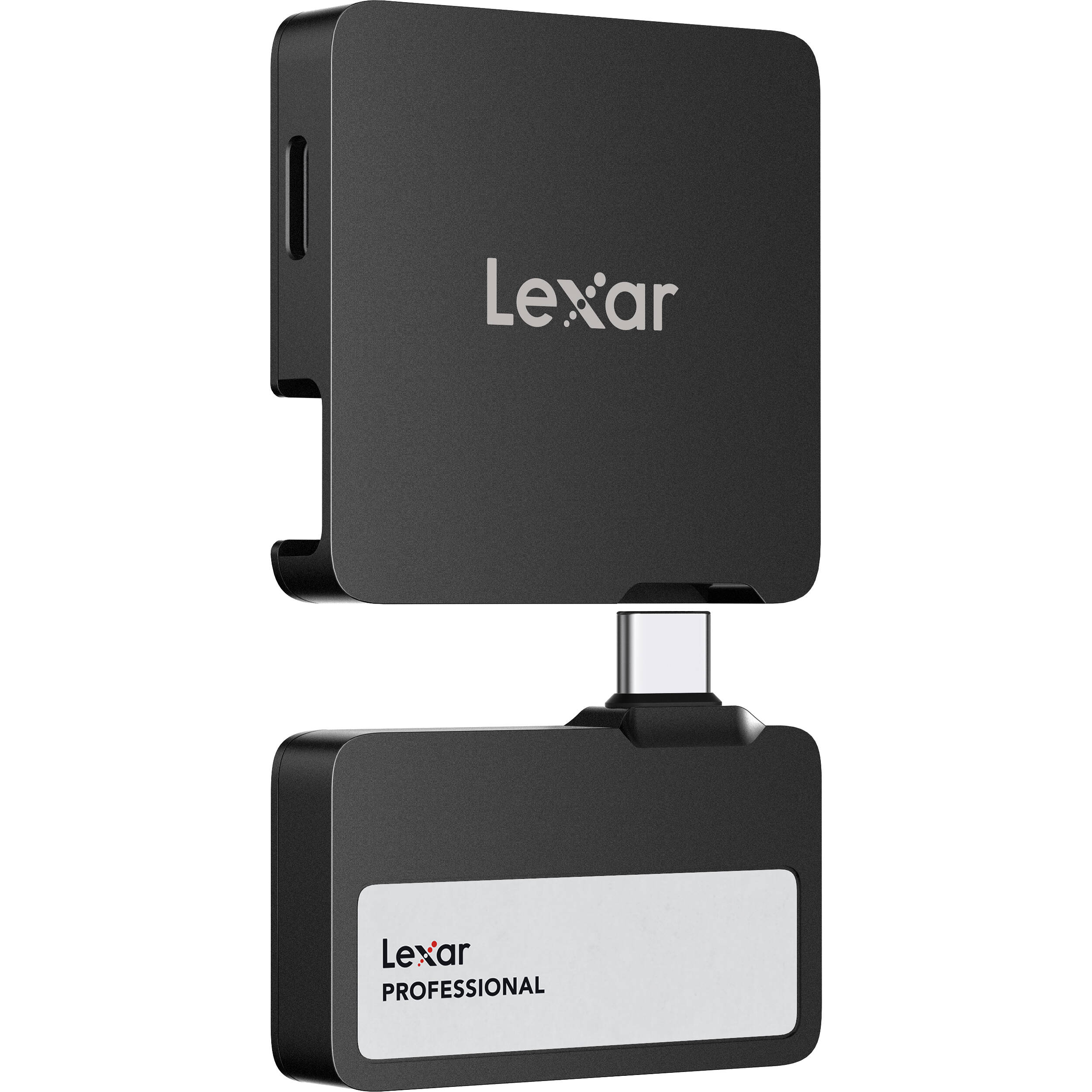 Lexar, 1tb, Go Portable SSD W/ Hub, Black