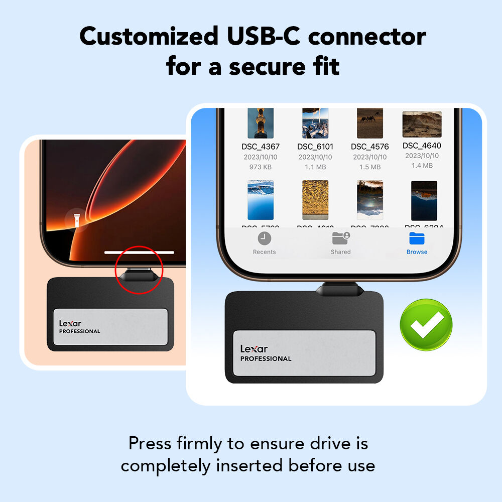 LEXAR, 1TB, GO PORTABLE SSD W/ HUB, BLACK — view 13