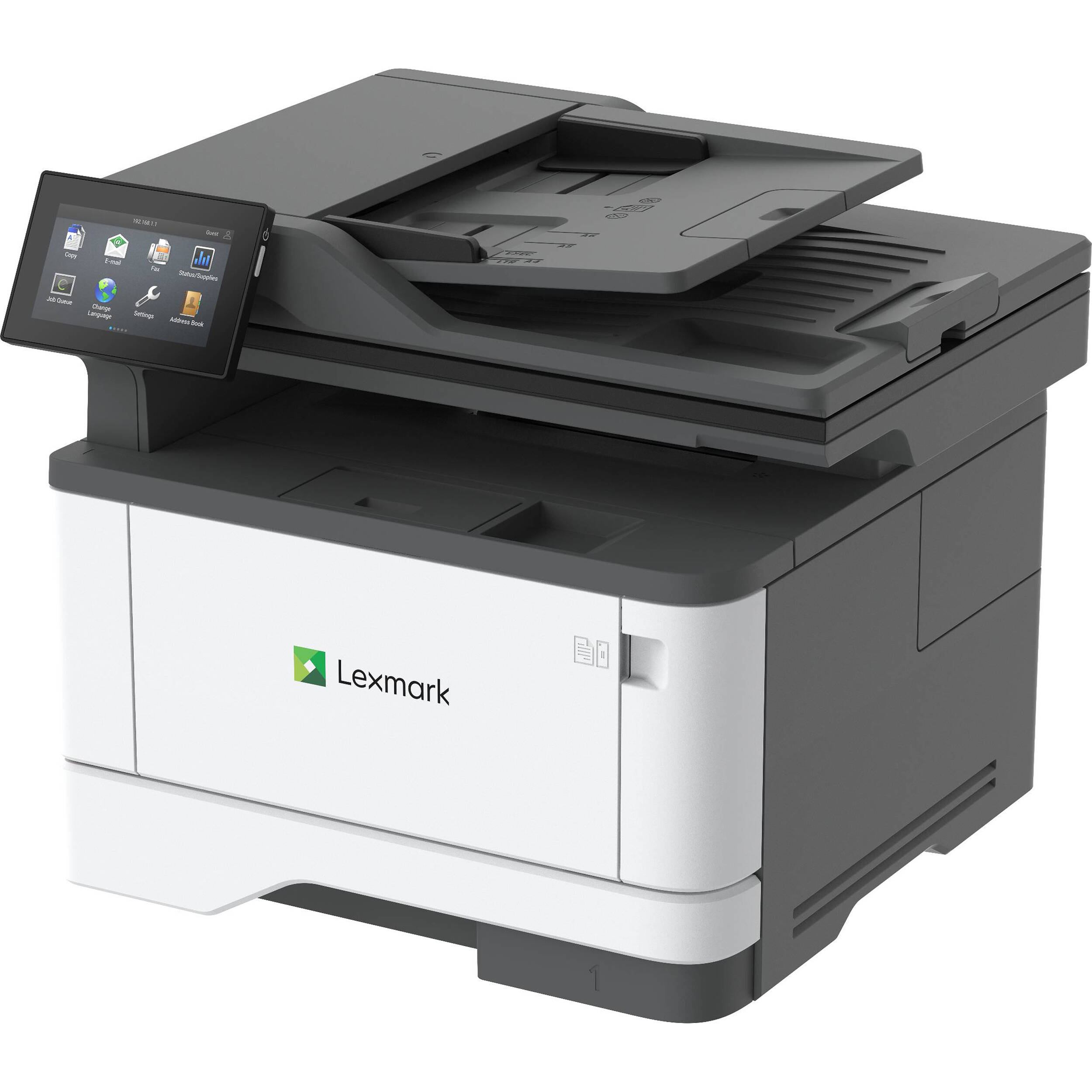 Lexmark MX432adwe monochrome multifunction printer with wireless and duplex printing — view 3