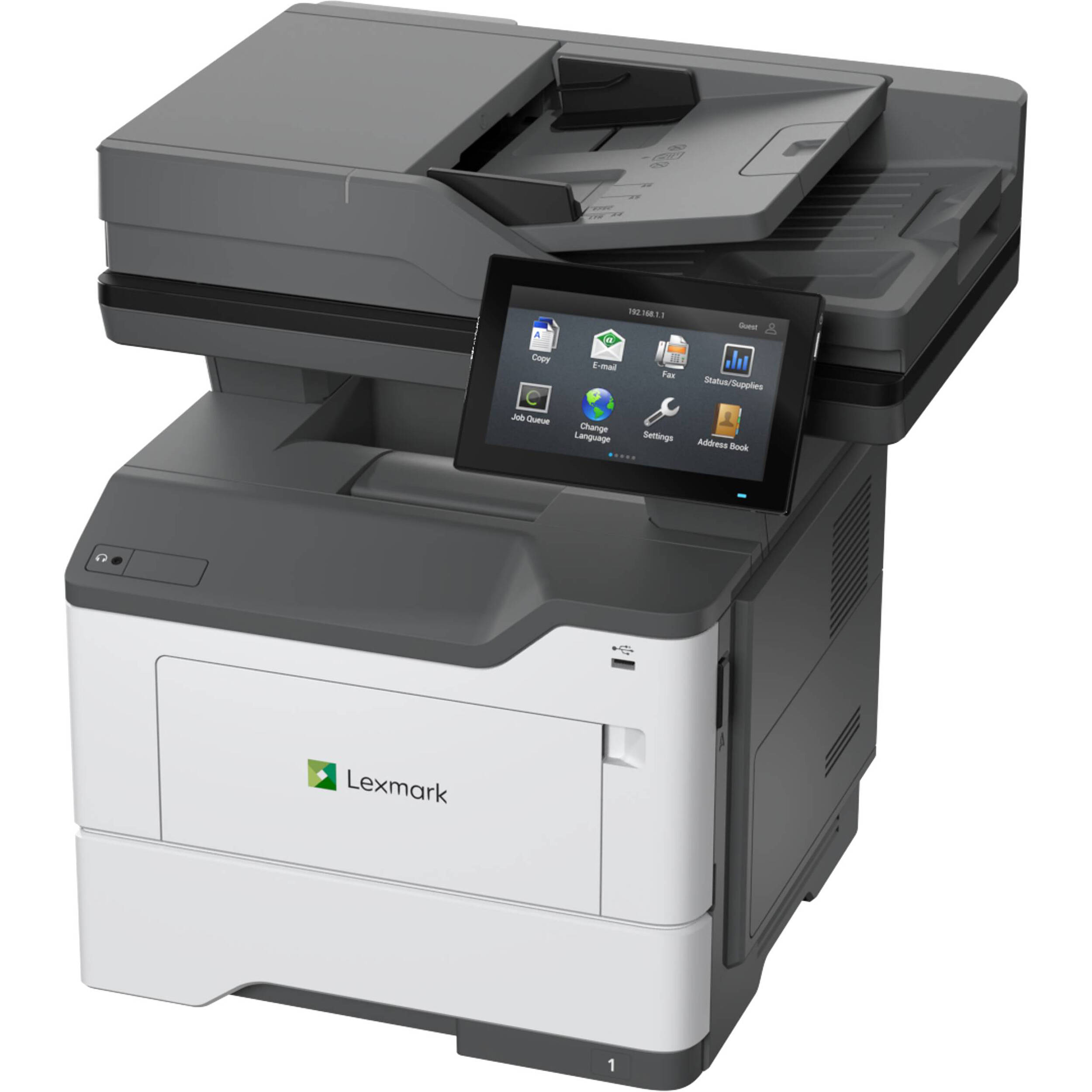 Lexmark MX632adwe monochrome multifunction printer with wireless connectivity — view 3