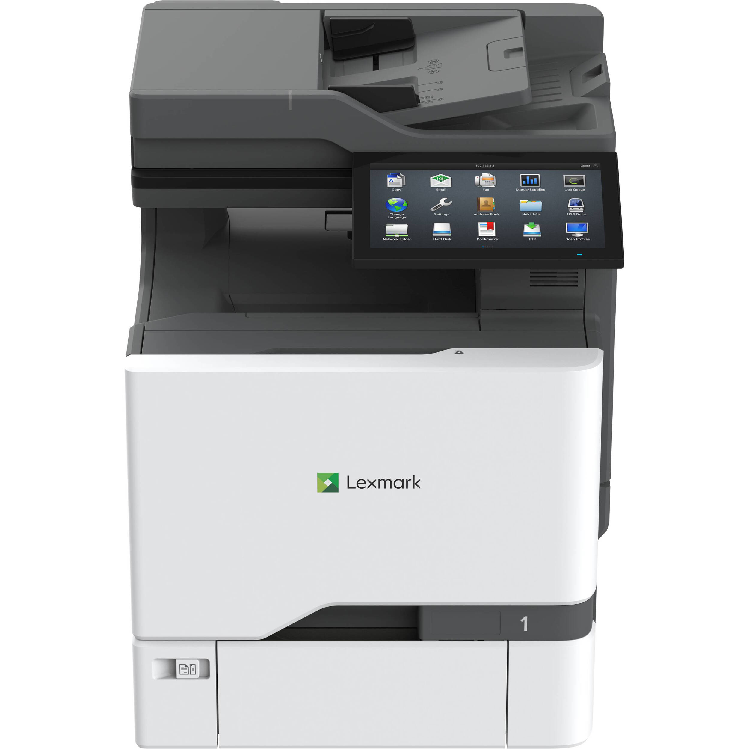 Lexmark CX737adzse color multifunction printer for high-volume enterprise document workflows — view 2