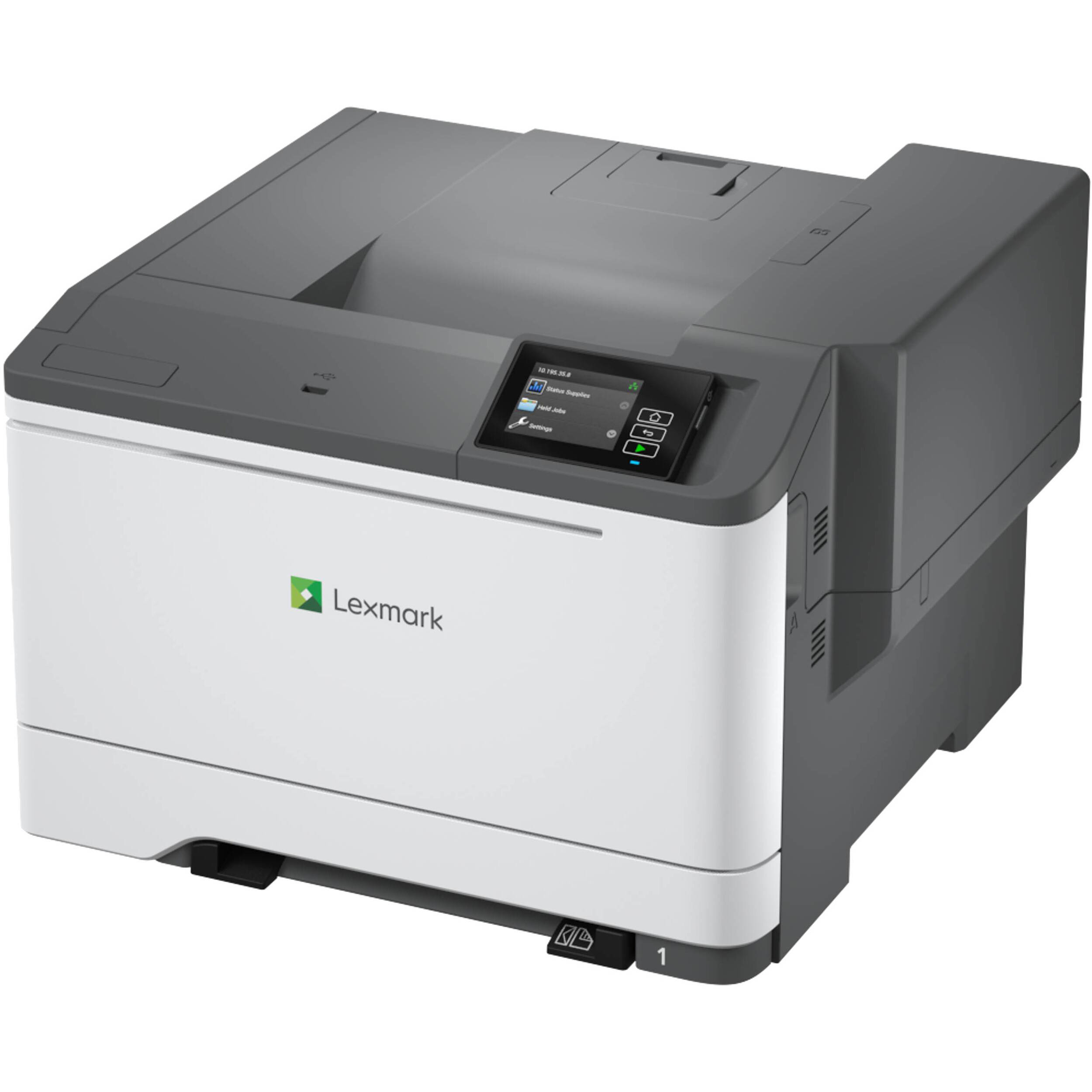 Lexmark CS531dw color laser printer — 35 ppm, 1,200 x 1,200 dpi — view 3