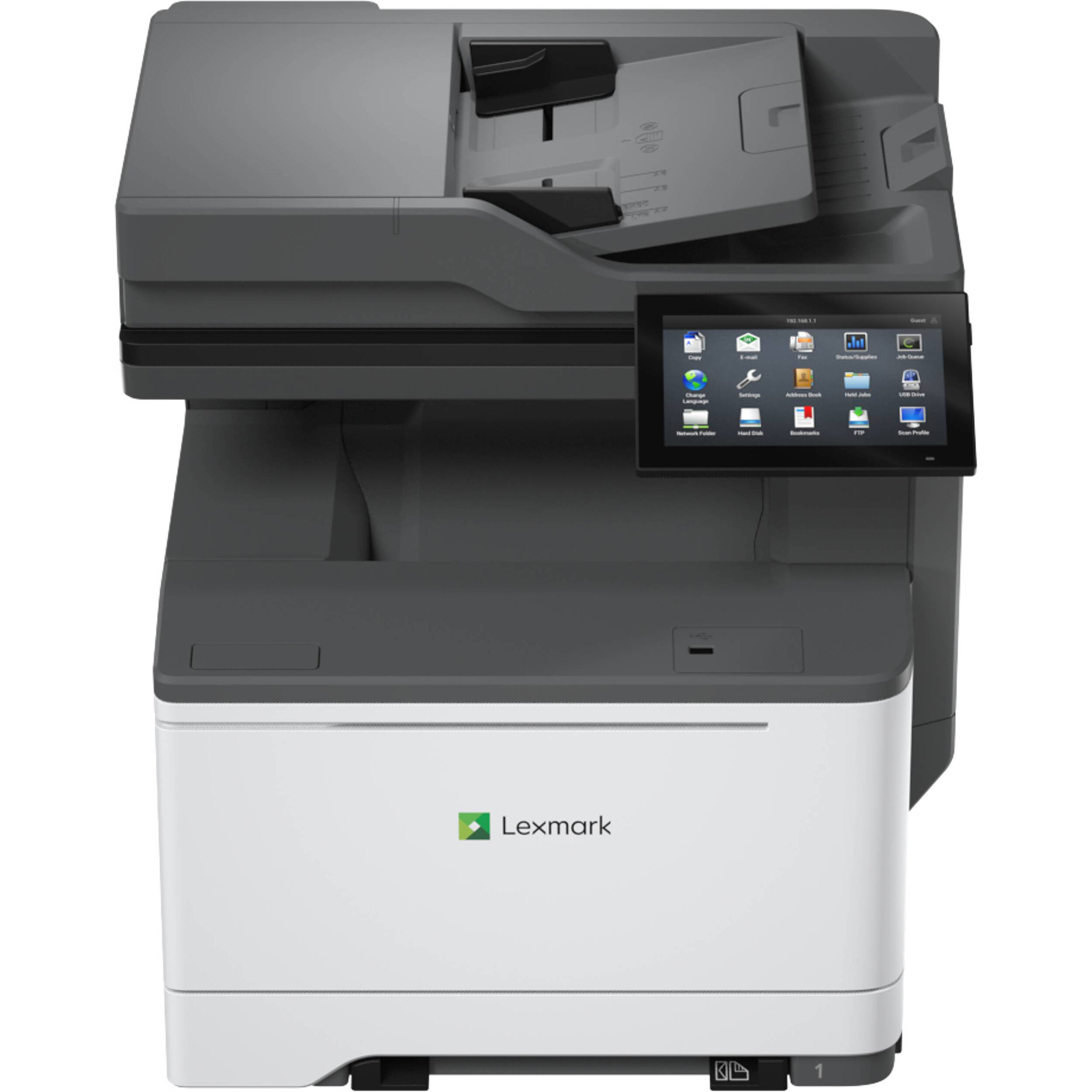 Lexmark CX635adwe color laser multifunction printer with touch screen and wireless connectivity — view 2