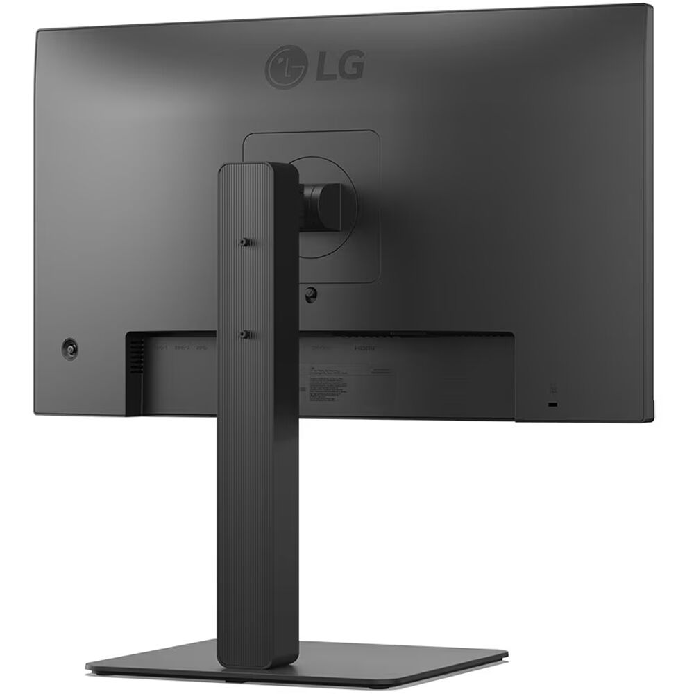 LG 24BA650-B 24-inch Full HD IPS monitor with USB-C, HDMI, DisplayPort, and adjustable stand — view 7