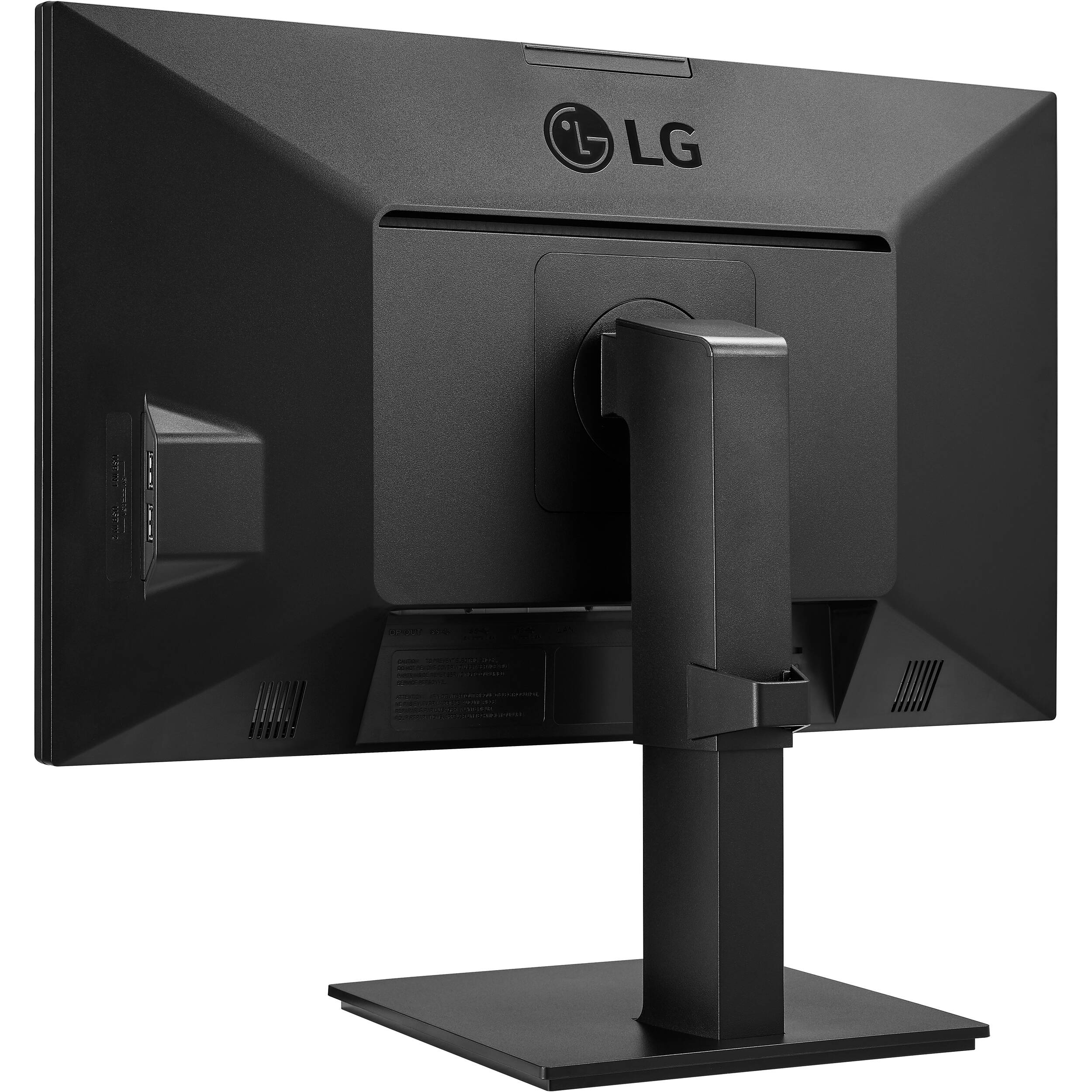 24 inch LG all-in-one thin client with IPS display, Intel Pentium N6005, webcam, microphone, and adjustable stand — view 11