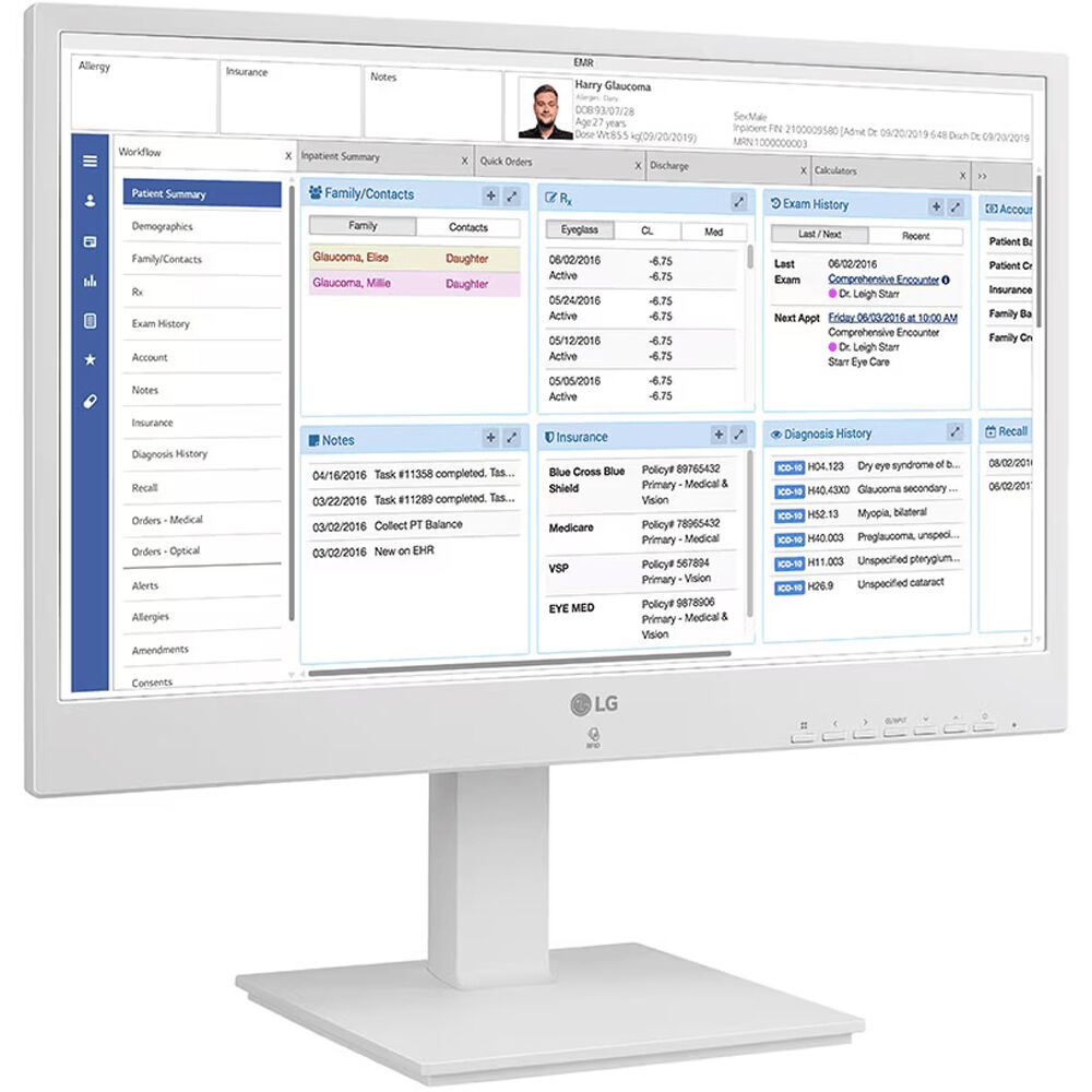 LG 24CR661NK6P 24-inch Full HD IPS all-in-one thin client desktop — view 2