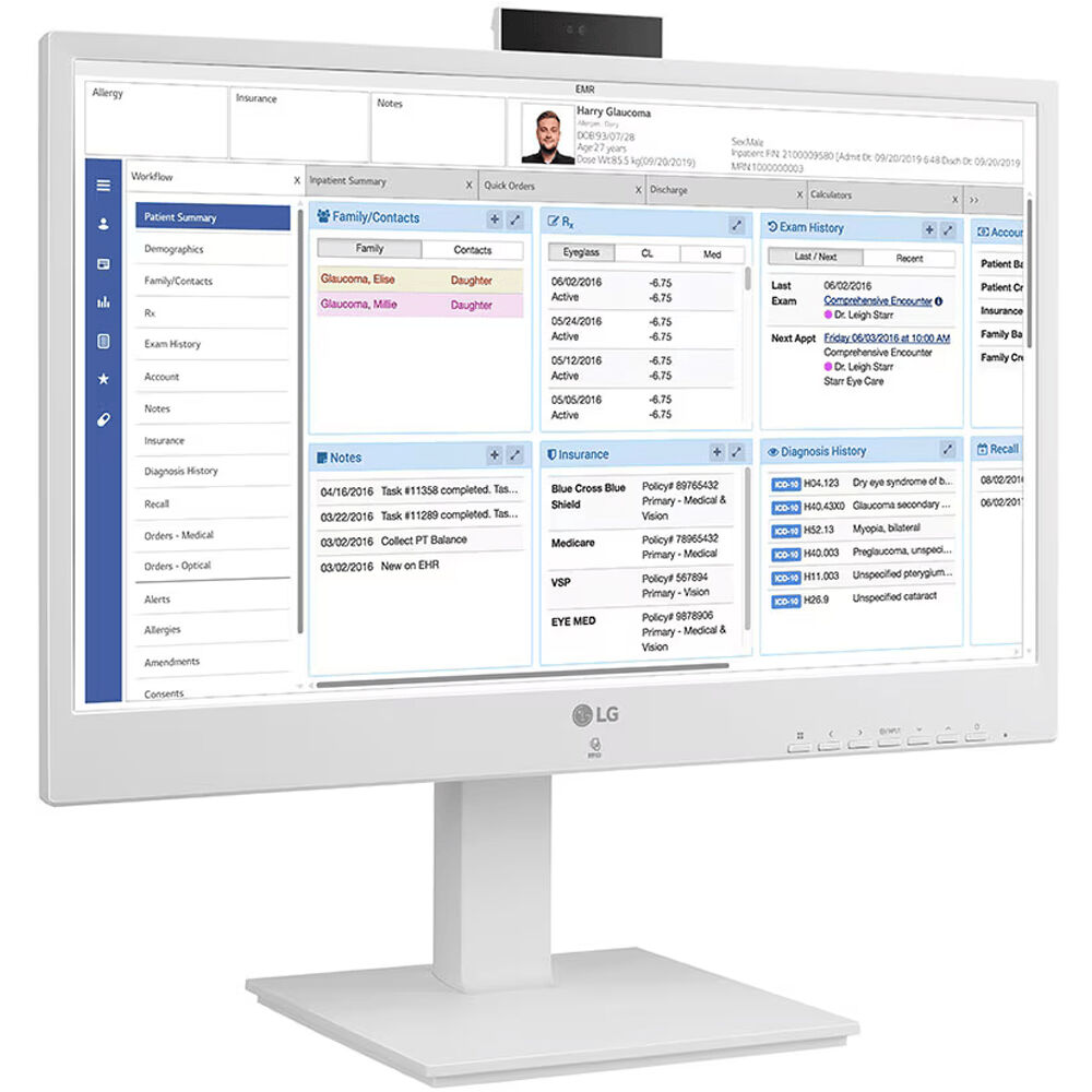 LG 24CR661NK6P 24-inch Full HD IPS all-in-one thin client desktop — view 3