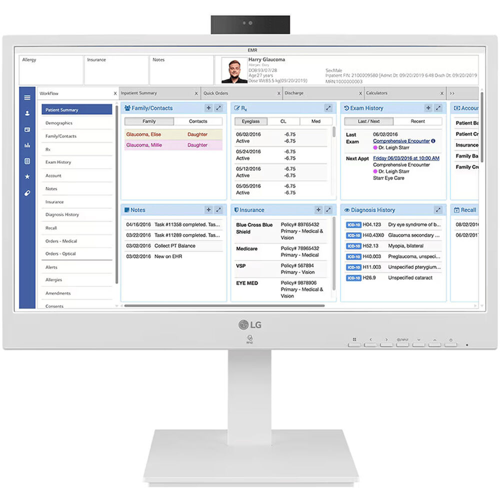 LG 24CR661NK6P 24-inch Full HD IPS all-in-one thin client desktop — view 4