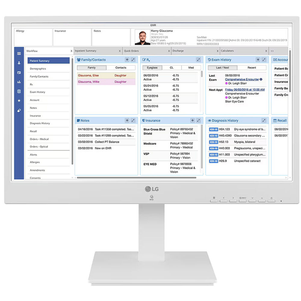 LG 24CR661NK6P 24-inch Full HD IPS all-in-one thin client desktop — view 5