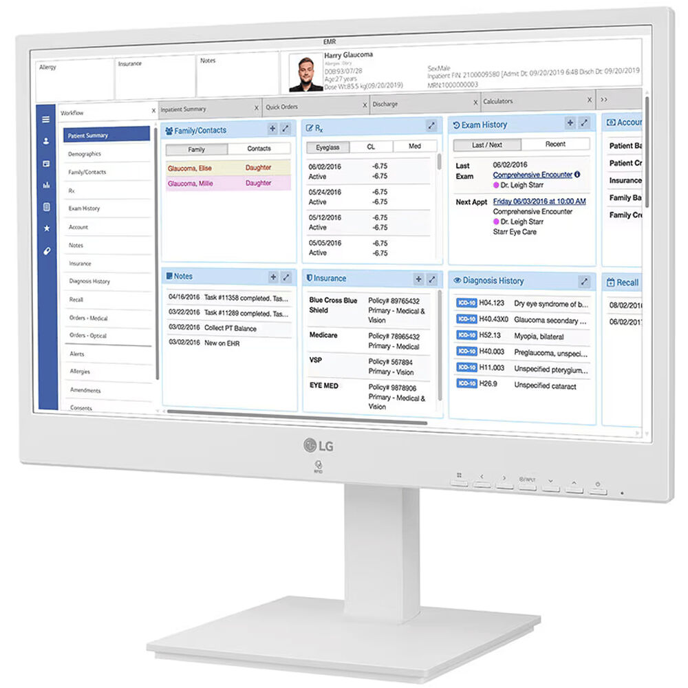 LG 24CR661NK6P 24-inch Full HD IPS all-in-one thin client desktop — view 6