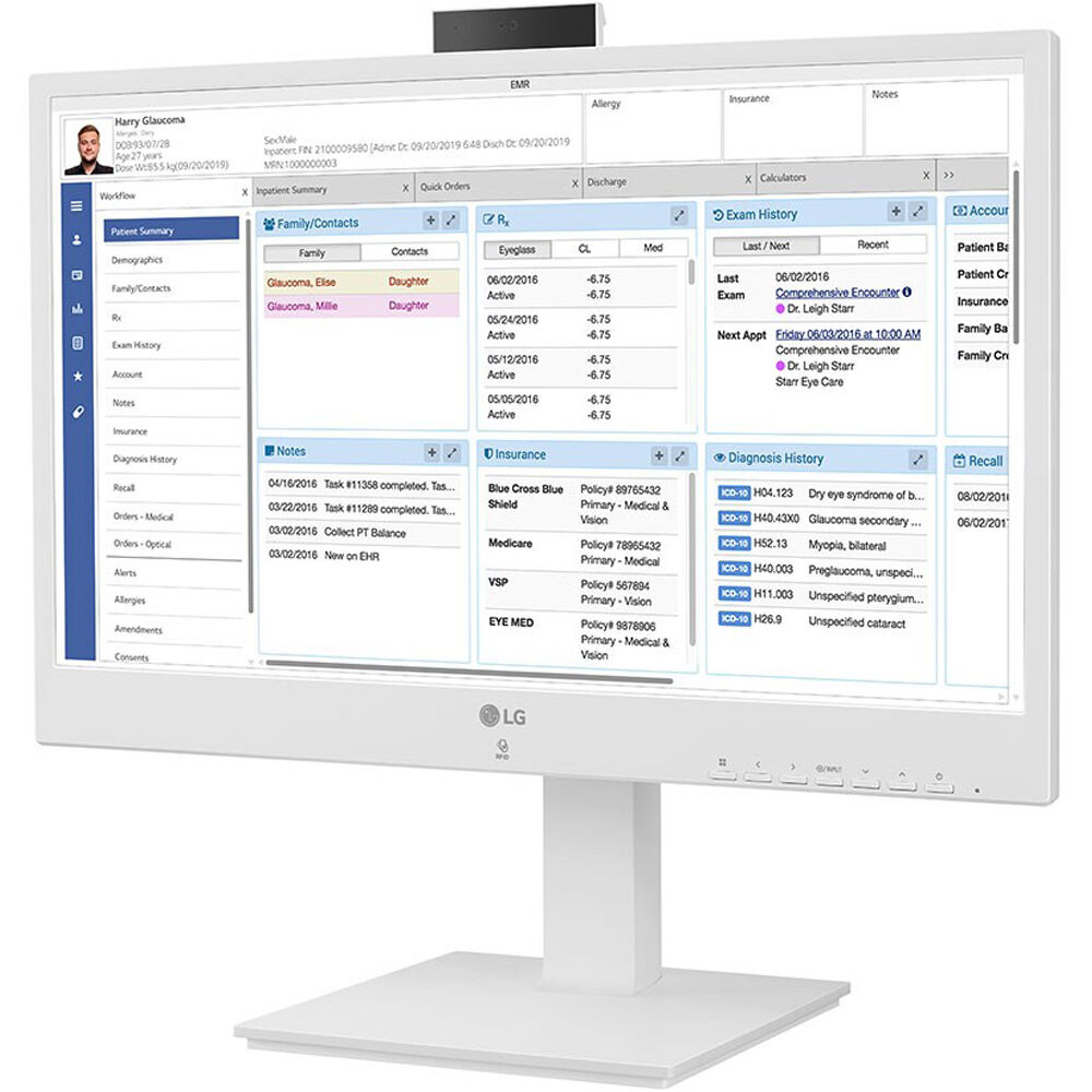 LG 24CR661NK6P 24-inch Full HD IPS all-in-one thin client desktop — view 7