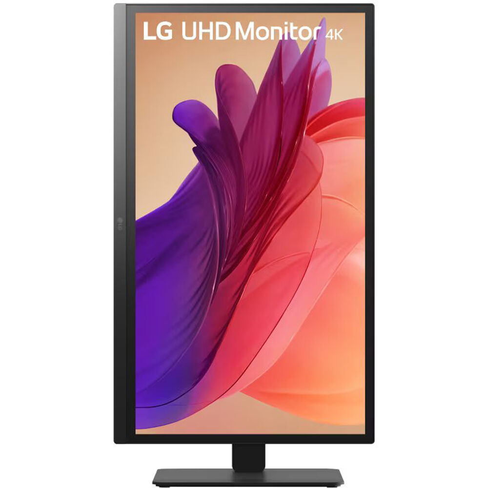 LG 27BA45U-B 27-inch 4K IPS monitor with adjustable stand, FreeSync, and VESA mount support — view 8