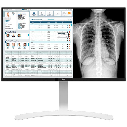 LG 27HJ713C-B 27-inch 4K IPS clinical monitor with HDMI and DisplayPort — view 5