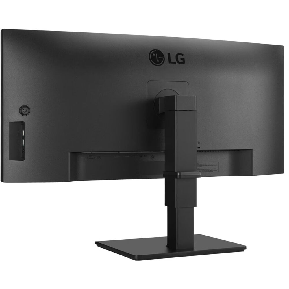 LG 34BQ77QE-B 34-inch curved ultrawide monitor with USB-C and built-in speakers — view 4