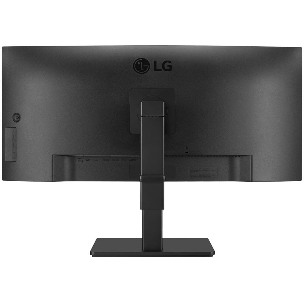 LG 34BQ77QE-B 34-inch curved ultrawide monitor with USB-C and built-in speakers — view 5