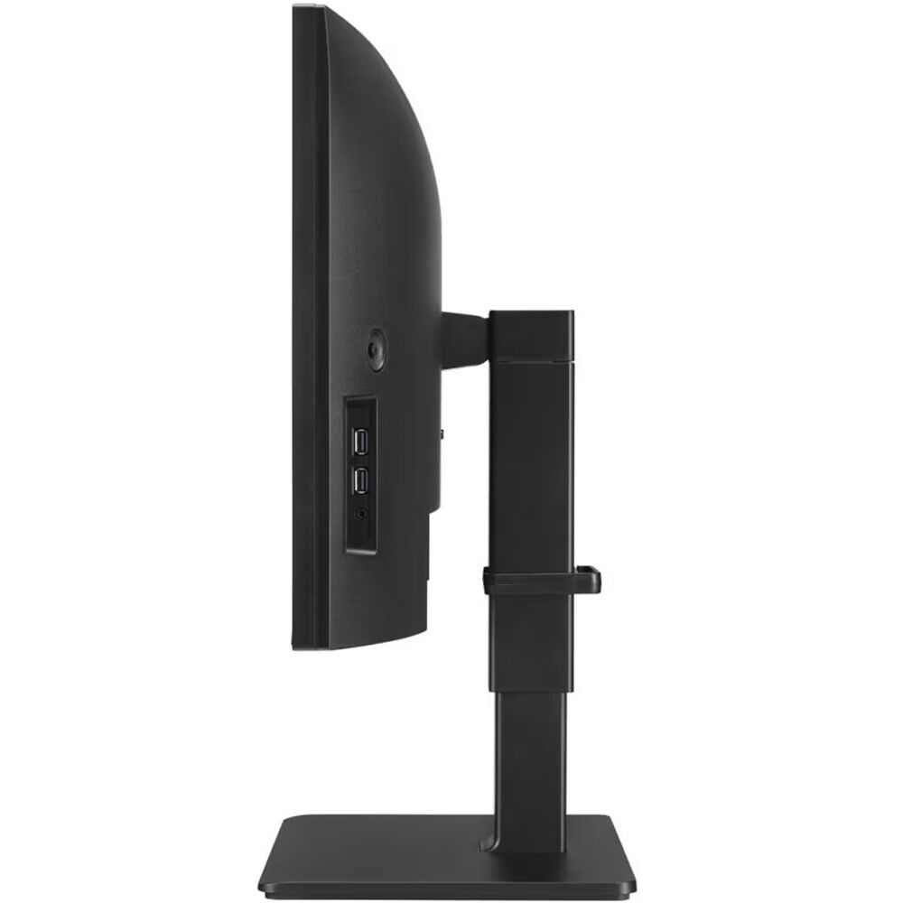 LG 34BQ77QE-B 34-inch curved ultrawide monitor with USB-C and built-in speakers — view 7