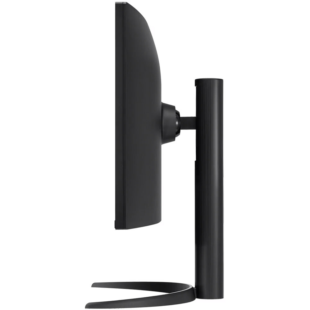 LG 34-inch WQHD ultrawide curved monitor with built-in speakers, webcam, microphone, and USB Type-C — view 8