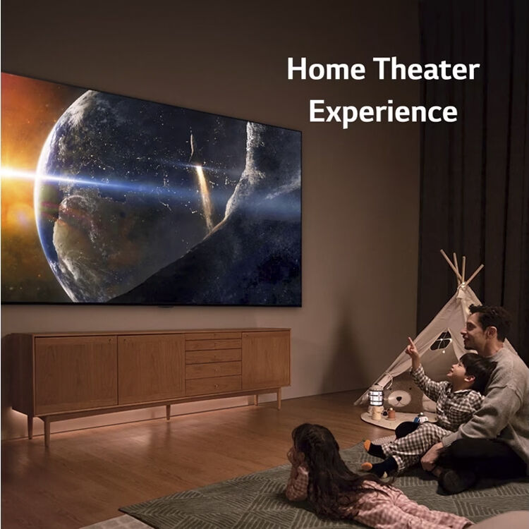 LG 98-inch QNED 4K smart TV with thin bezel and premium large-screen design — view 4