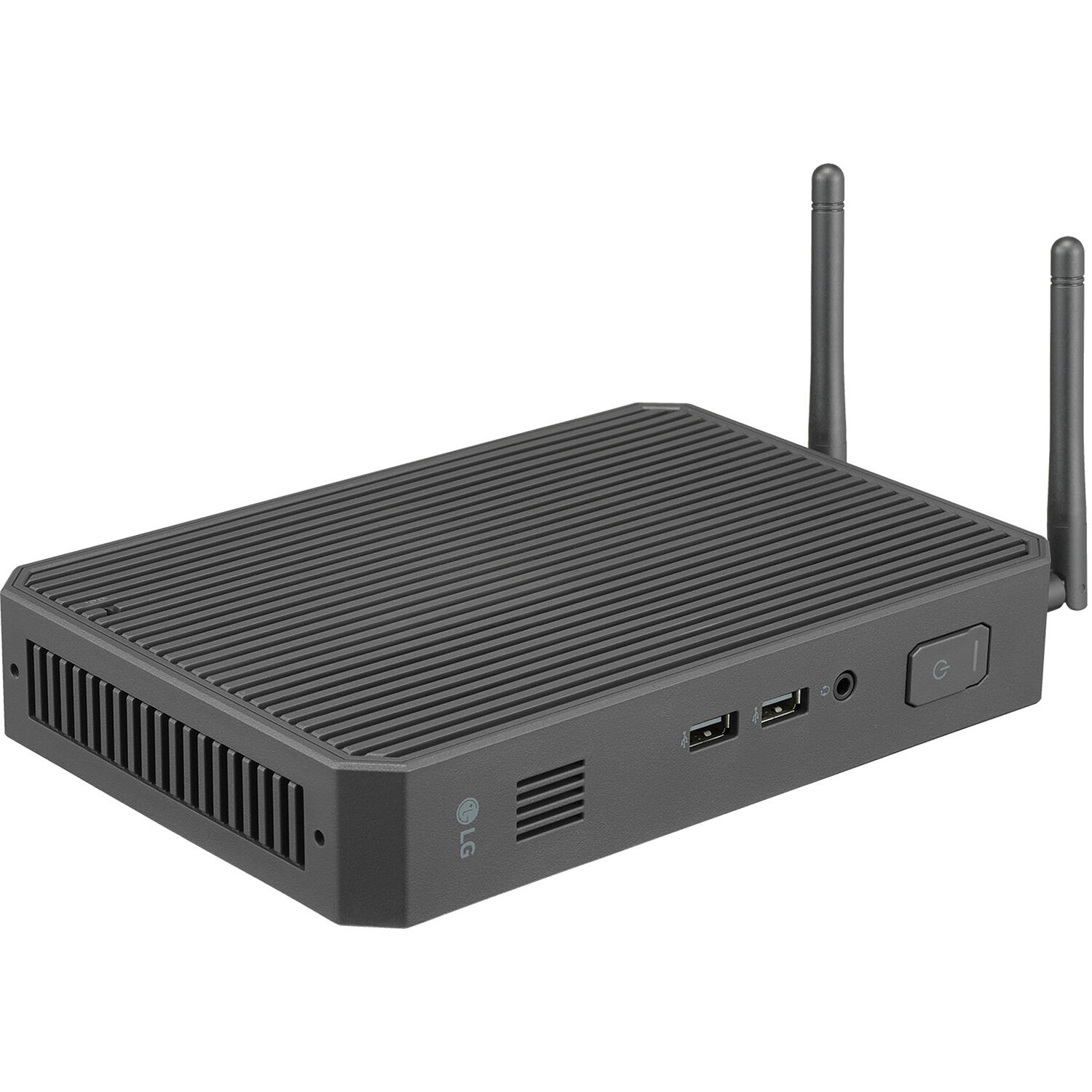 LG Thin Client Box CQ600I-6N with IGEL pre-installed, Intel Celeron quad-core, 4 GB DDR, and 16 GB eMMC — view 3