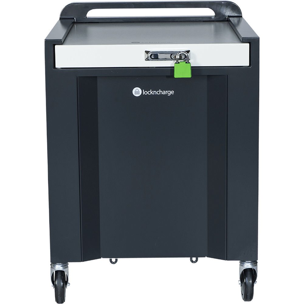 Carrier 30 charging cart for mixed-device storage and charging in shared workspaces — view 3