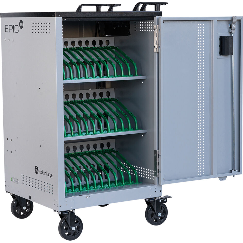 Lock N Charge Epic 36 device charging cart for secure storage and transport — view 19