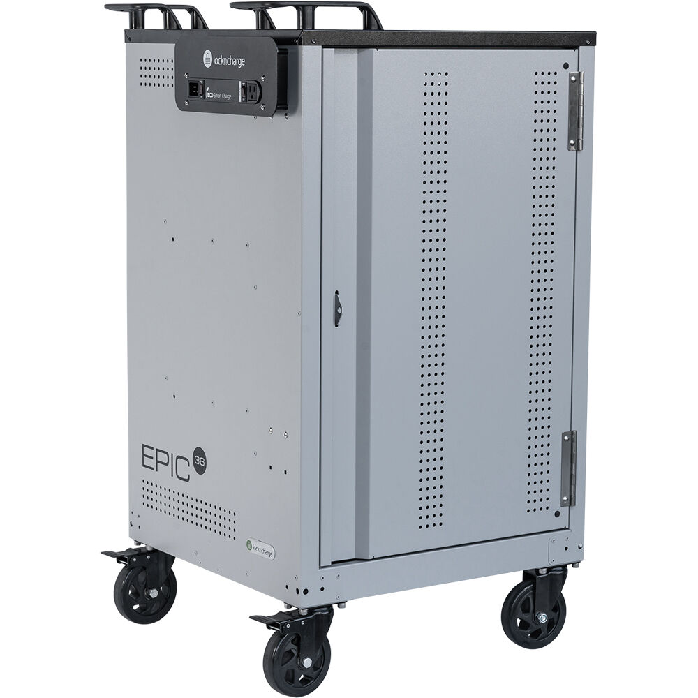 Lock N Charge Epic 36 device charging cart for secure storage and transport — view 8