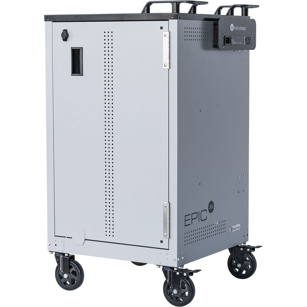 Lock N Charge Epic 36 device charging cart for secure storage and transport — view 9