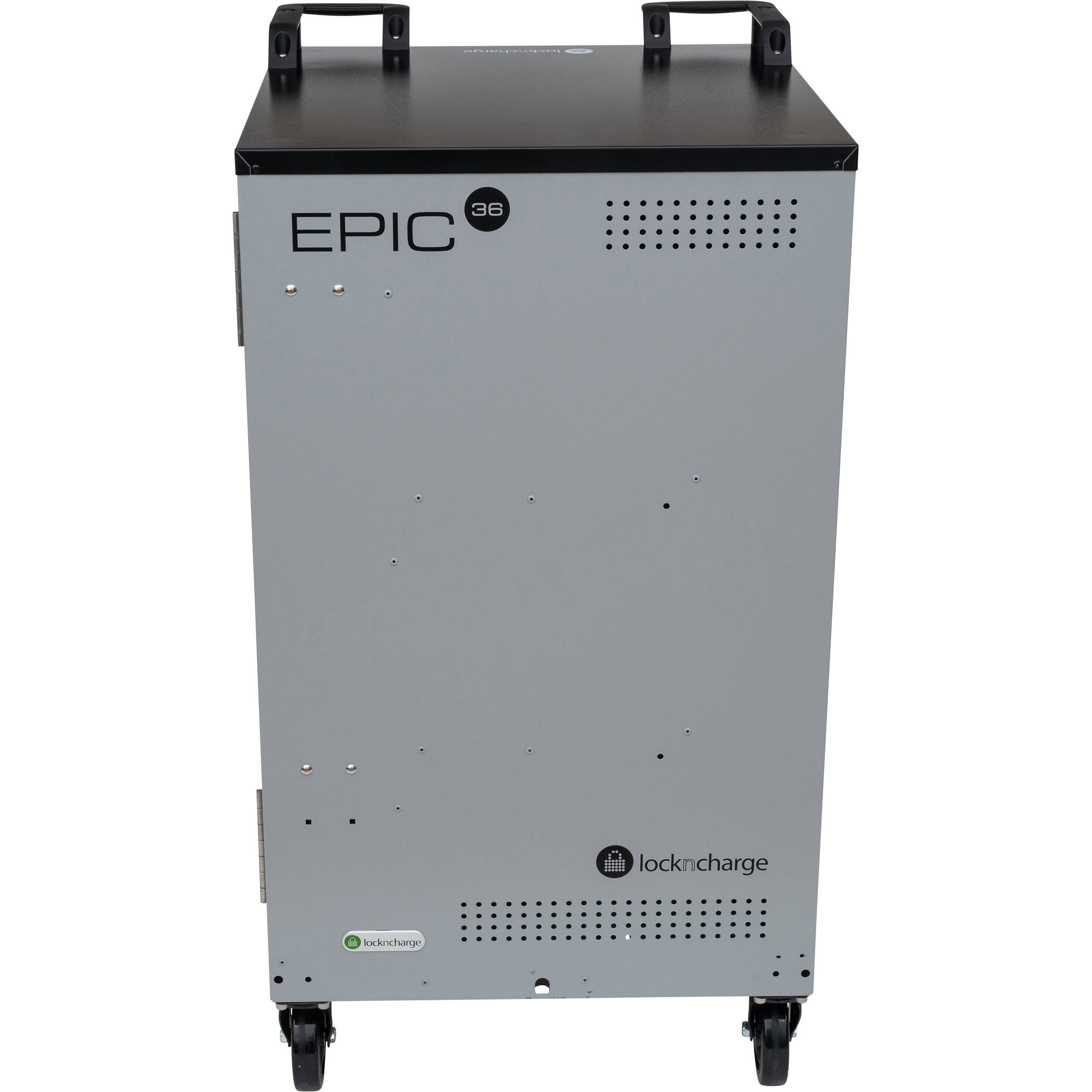 LocknCharge EPIC 36 charging cart prewired USB-C 45W for 36-device fleet charging — view 3