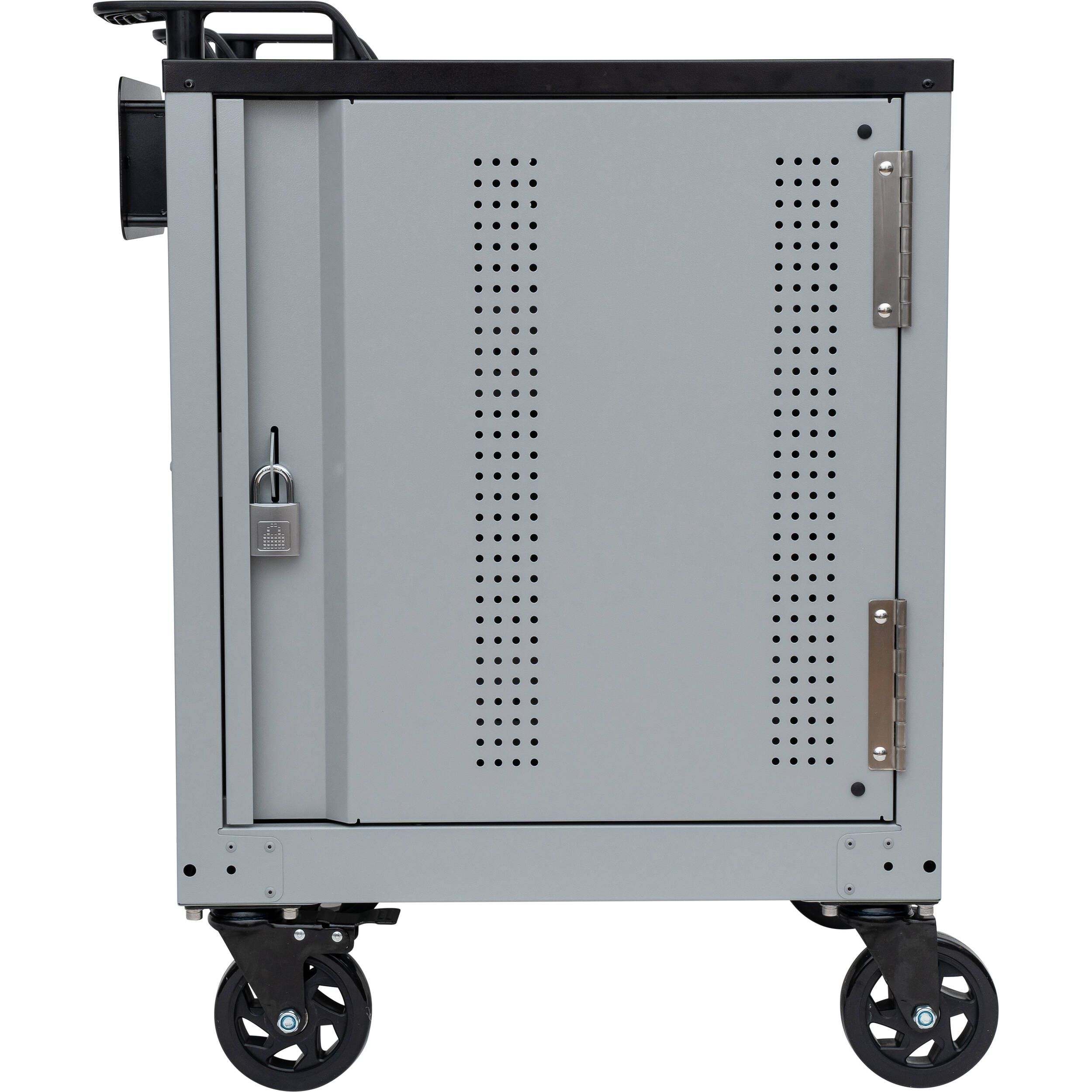 LOCKNCHARGE Epic 24 charging cart with prewired USB-C 65 W charging for 24 devices — view 6